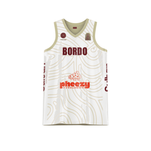 Bordo Basketbol Beyaz Sezon Forması